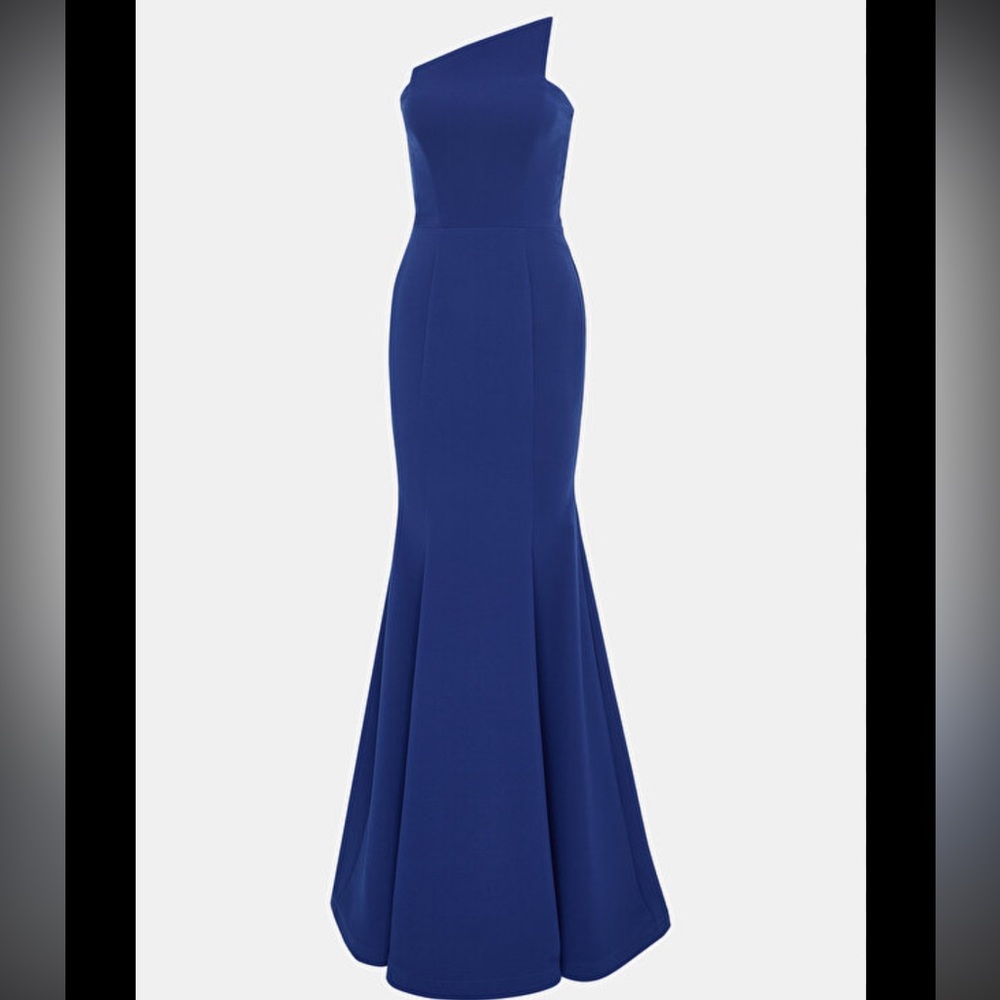 Nicole Bakti strapless gown